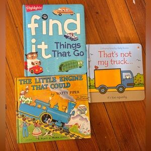 Kids 3 Book Set featuring Vehicles